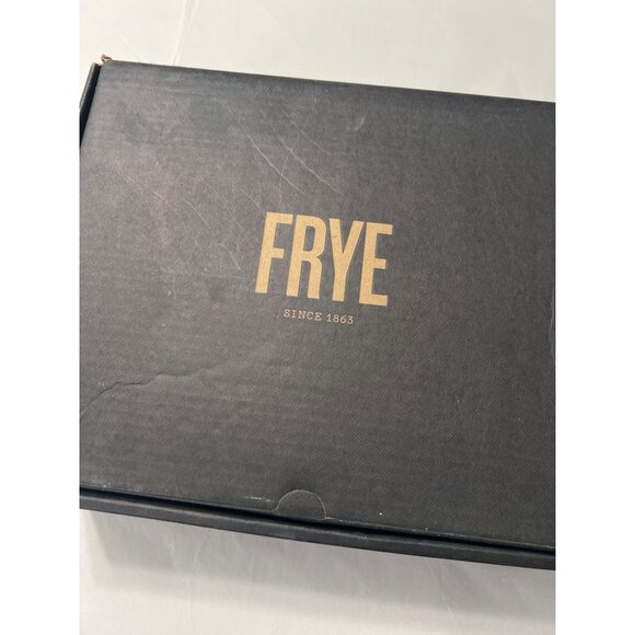 Frye Shane Western Short Boots Brown Leather Size 8 New With Box - Picture 12 of 13